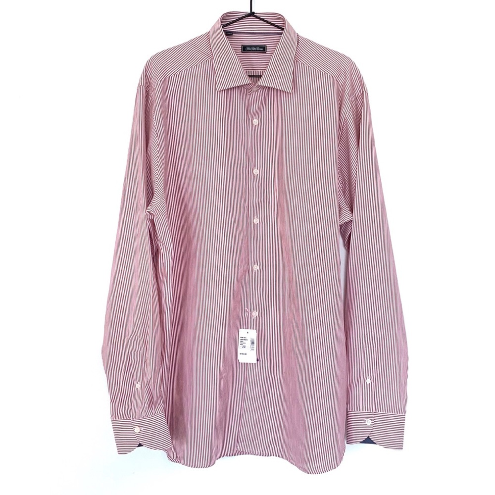 NWT Saks Fifth Avenue Striped Button Down